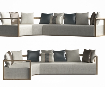 New Chinese Style Corner Sofa-ID:914366965