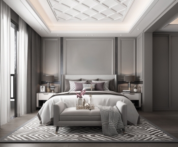 Simple European Style Bedroom-ID:635334015