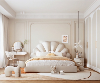 Simple European Style Bedroom-ID:657737972