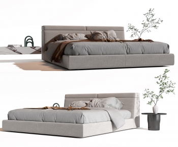 Modern Double Bed-ID:783660891