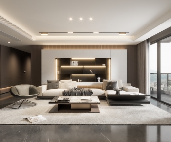 Modern A Living Room-ID:391789916