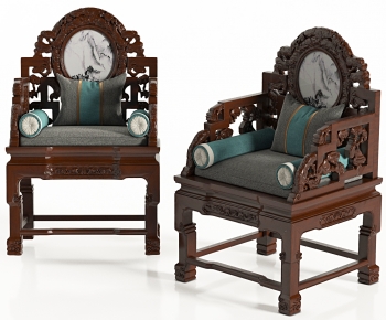 Chinese Style Lounge Chair-ID:152035957