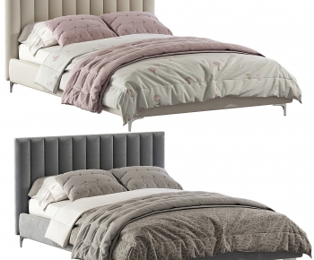 Modern Double Bed-ID:446182018
