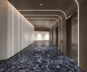 Modern Corridor/elevator Hall-ID:178069112