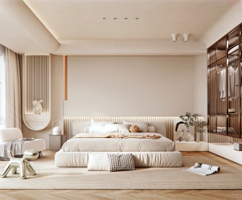 Wabi-sabi Style Bedroom-ID:483104946