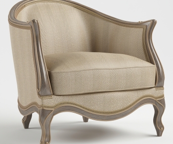 European Style Classical Style Single Sofa-ID:327235945