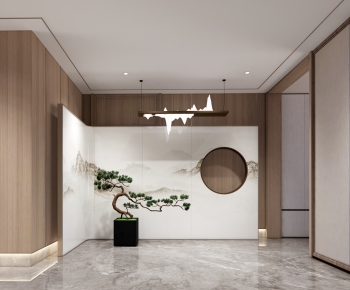 Modern New Chinese Style Hallway-ID:416637905