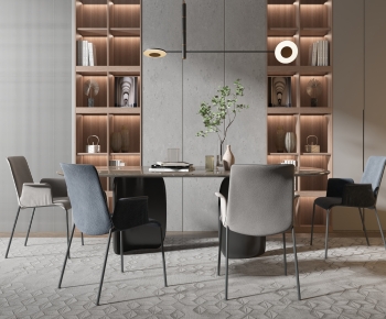 Modern Dining Table And Chairs-ID:953567038