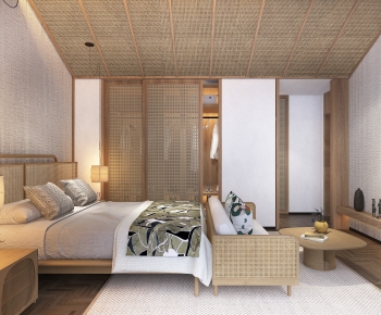 Southeast Asian Style Bedroom-ID:646030977