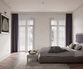 Modern Wabi-sabi Style Bedroom-ID:394098042