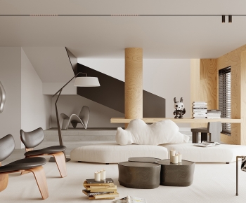 Wabi-sabi Style A Living Room-ID:800682078