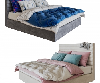 Modern Double Bed-ID:752542022