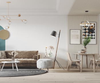 Nordic Style A Living Room-ID:810551887