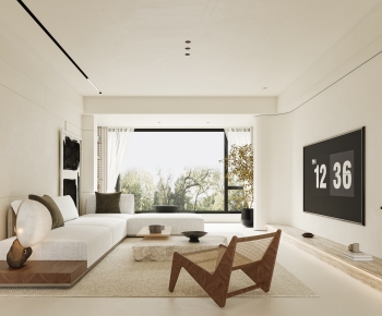 Wabi-sabi Style A Living Room-ID:213701962