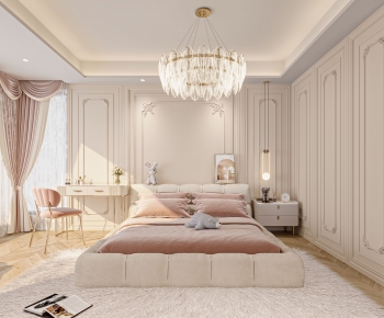 French Style Girl's Room Daughter's Room-ID:869159942