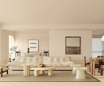 Wabi-sabi Style A Living Room-ID:220449925
