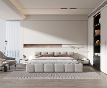 Modern Wabi-sabi Style Bedroom-ID:589611054