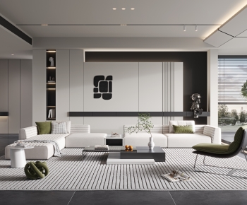 Modern A Living Room-ID:684528112