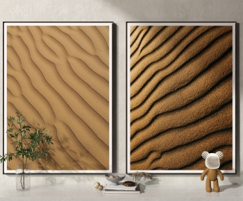 现代沙漠抽象挂画-ID:993675951