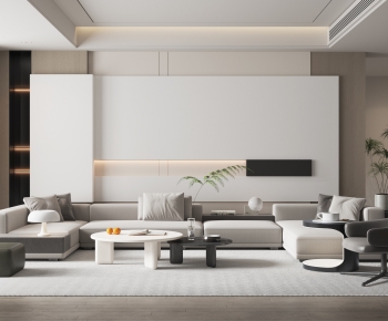 Modern A Living Room-ID:524626971