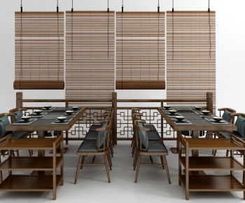 Chinese Style Dining Table And Chairs-ID:617141964