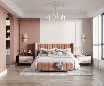Simple European Style Bedroom-ID:324414014