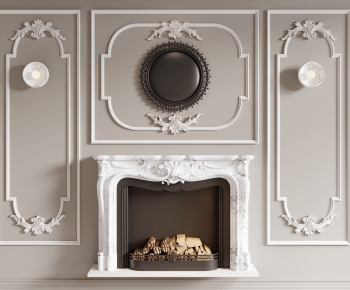 Simple European Style Fireplace-ID:137310984