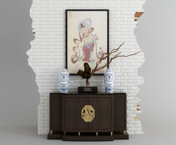 New Chinese Style Decorative Cabinet-ID:703274977