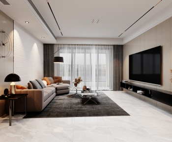 Modern A Living Room-ID:864587078