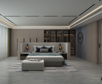 New Chinese Style Bedroom-ID:318191117