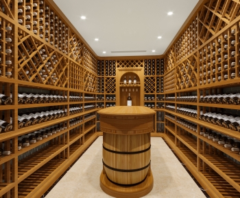 Modern Wine Cellar/Wine Tasting Room-ID:584054959