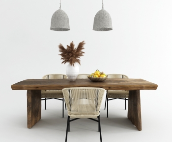 Modern Dining Table And Chairs-ID:726598988