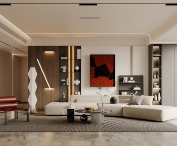 Wabi-sabi Style A Living Room-ID:160332926