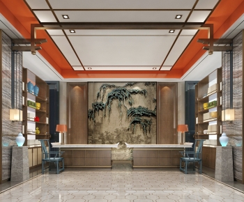 New Chinese Style Lobby Hall-ID:275750299