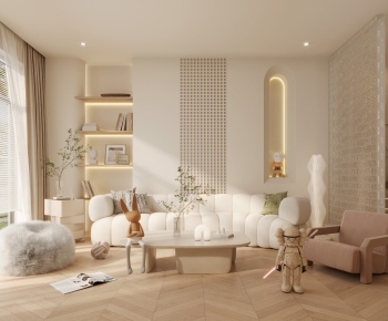 Wabi-sabi Style A Living Room-ID:779226068
