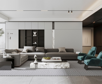 Modern A Living Room-ID:575215102