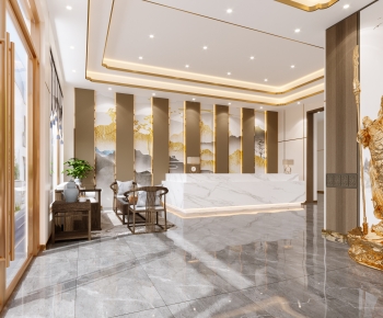 New Chinese Style Lobby Hall-ID:271291021