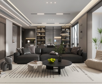 Modern A Living Room-ID:543267017
