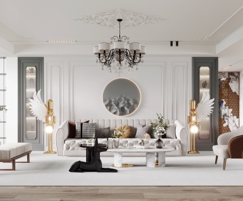 French Style A Living Room-ID:699665078