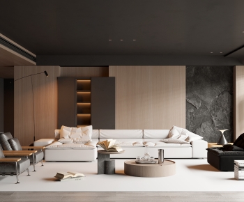 Modern A Living Room-ID:719278106