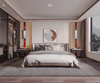 New Chinese Style Bedroom-ID:820171128