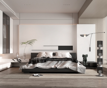 Modern Wabi-sabi Style Bedroom-ID:617173916