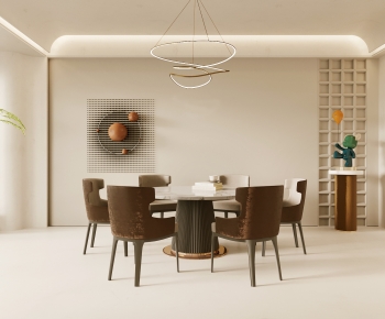 Modern Wabi-sabi Style Dining Room-ID:956895113