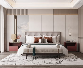 New Chinese Style Bedroom-ID:546317101