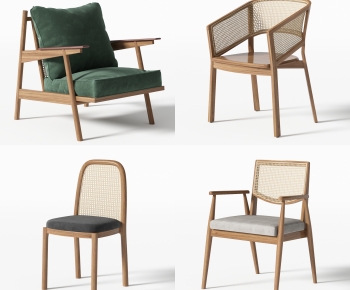 Wabi-sabi Style Lounge Chair-ID:601908925
