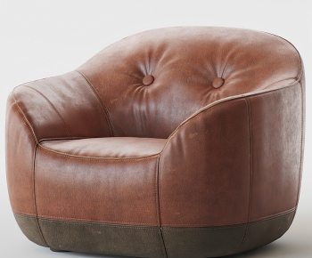 现代皮革单人沙发-ID:232009958