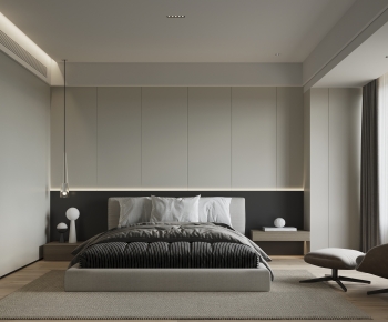 Modern Wabi-sabi Style Bedroom-ID:277041917