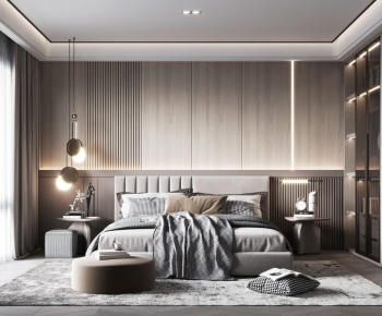 Modern Bedroom-ID:617955925