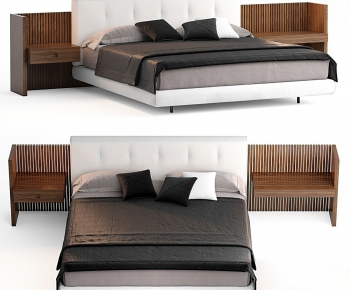 Modern Double Bed-ID:129131086