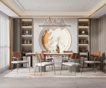New Chinese Style Dining Room-ID:554249056